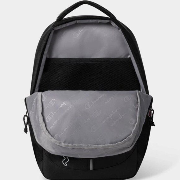 NEW Champion 18” Unisex Center Backpack - Black - Picture 7 of 8